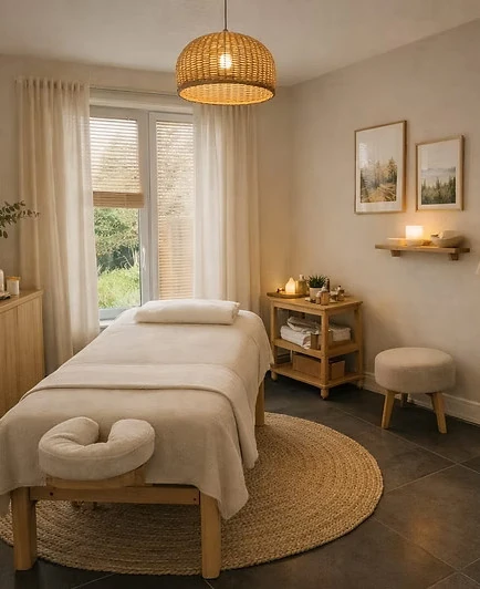 Intérieur du centre pluri bien-être ÔMAÉ à Alleur